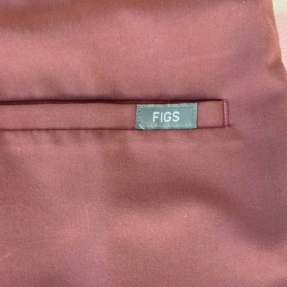 FIGS Women's Mauve / Dusty Rose Scrub Top - Picture 3 of 8
